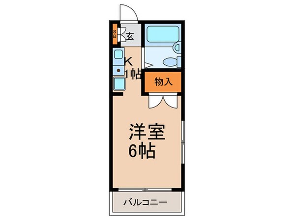 サンライズ新在家の物件間取画像